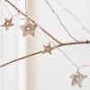 Tiny Crochet Star Garland DIY KIT | Ornament in Decorative Objects by Flax & Twine. Item composed of linen