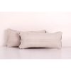 8Set of Two Oushak Rug Lumbar Pillow, Pair Ethnic Pillow Cov | Cushion in Pillows by Vintage Pillows Store