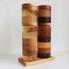Duo pepper mill and salt mill - cherry(birch)/oak/ash/walnut | Vessels & Containers by Slice of wood / Tranche de bois
