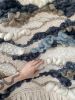 Textile Wall Art Tapestry in Wool, Cotton, and Linen "Balm" | Macrame Wall Hanging in Wall Hangings by Rebecca Whitaker Art. Item made of cotton with fiber works with boho & contemporary style