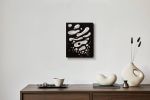 "Rough purity in black and white" | Oil And Acrylic Painting in Paintings by Natasha Kanevski. Item composed of canvas in minimalism or contemporary style
