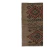 1980s Vintage Turkish Kilim Flat Weave Area Rug 5'3'' x 6'1' | Rugs by Vintage Pillows Store. Item composed of cotton and fiber