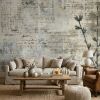 Archival Bloom  —  Rustic Farmhouse Wallpaper Mural | Wall Treatments by ELLE WALLS