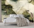Moss Whispers — Abstract Luxury Wallpaper Mural | Wall Treatments by ELLE WALLS