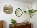 Painted Organic Mirror | Decorative Objects by Dot & Rose. Item composed of wood and glass