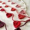 Ombre Mini-Heart Garlands DIY KIT | Ornament in Decorative Objects by Flax & Twine. Item composed of linen