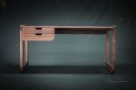 Low 70's Solid Timber Desk | Tables by Manuel Barrera Habitables. Item composed of walnut