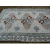 Vintage Turkish Oushak Gallery Runner With Three Taupe | Runner Rug in Rugs by Vintage Pillows Store. Item made of cotton with fiber