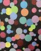 Circles of Love 24"x 24" | Mixed Media in Paintings by Emeline Tate. Item made of synthetic
