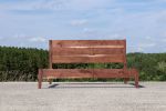 Solid Walnut Mid-Century Modern King Bed Frame | Beds & Accessories by Hazel Oak Farms. Item composed of walnut