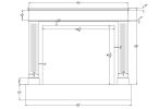 Custom Carrara White Marble Fireplace Mantel | Fluted Luxury Surround | Fireplaces by Vero Marble