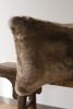 Brown Faux Fur with Grey Undertone Lumbar Pillow 12x22 | Pillows by Vantage Design