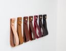 Medium Leather Pull [V'ed End] | Hardware by Keyaiira | leather + fiber | Artist Studio in Santa Rosa. Item made of leather