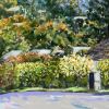 Oleander Drive, Ashgrove | Oil And Acrylic Painting in Paintings by Meredith H. Item composed of canvas in contemporary or country & farmhouse style