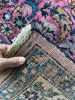 Rare Size w/ PLUM-BLUSH Blooming Botanical w/ Peacock Blues | Area Rug in Rugs by The Loom House. Item made of fabric with fiber