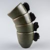 Cups Set Denimona | Drinkware by Svetlana Savcic / Stonessa. Item composed of stoneware