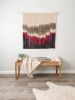 Extra Large Hand Dyed Modern Macrame Wall Hanging | Wall Hangings by Love & Fiber. Item made of cotton with fiber
