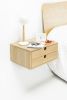 Floating Nightstand Bedside Table with 2 Drawers | Tables by Manuel Barrera Habitables. Item composed of wood