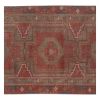 Vintage Tribal Geometric Caucasian Runner Rug Hand-Knotted | Area Rug in Rugs by Vintage Pillows Store. Item made of fiber