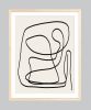 Japandi Wall Art, Large Abstract Line Art Print, Midcentury | Prints in Paintings by Capricorn Press. Item made of paper works with boho & minimalism style
