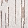 Handmade Wool Area Rug, Beige Ivory Abstract Linear Carpet, Modern Scandinavian Floor Decor | Rugs by Swiflo