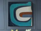 Midcentury Modern Painting Midcentury Minimalist Art | Oil And Acrylic Painting in Paintings by Berez Art. Item composed of canvas compatible with minimalism and mid century modern style