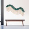 Diagonal Textile Art - LIA | Wall Hangings by Rianne Aarts / Teddy and Wool Studio. Item made of cotton & fiber