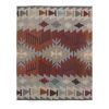 Handwoven Pastel Vintage Turkish Kayseri Kilim Rug | Area Rug in Rugs by Vintage Pillows Store. Item composed of cotton and fiber