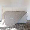 Butter Cloud Wool with Pleats Lumbar Pillow 16x48 | Pillows by Vantage Design
