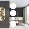 BOLD AF 92" Hanging Art Mobile - fits standard 8' ceilings | Sculptures by Atomic Mobiles