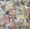 "Broken Window to the Past" 12x12 inch Geometric Abstract | Oil And Acrylic Painting in Paintings by Katie Willes. Item composed of wood and synthetic
