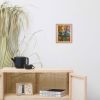 Framed Print - Table of Echoes - Surrealist Interior Scene | Work by Eman's Gallery