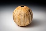 Spalted Maple Vessel | Decorative Objects by Louis Wallach Designs. Item composed of maple wood