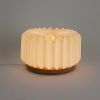 Pillar S - Modern origami table lamp, dimmable, | Lamps by Studio Pleat. Item composed of wood and paper in minimalism or contemporary style