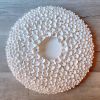 "Connection (round)" 20" diameter wall sculprure | Wall Sculpture in Wall Hangings by Natasha Kanevski. Item made of wood with canvas works with minimalism & contemporary style