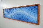 Aquamarine | Wall Sculpture in Wall Hangings by StainsAndGrains. Item composed of wood in contemporary or industrial style