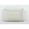 Gray Turkish Lumbar Kilim Pillow, Wool Throw Pillow | Sham in Linens & Bedding by Vintage Pillows Store. Item composed of cotton and fiber