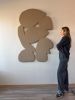Abstract 3D Art – Textured Relief Wall Sculpture in Irregular Organic Shape, Handmade Modern Artwork and Unique Gift for Home Décor | Wall Hangings by Vaiva Art Atelier