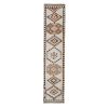 Handmade Vintage Moroccan Hall Rug, Area Rug Turkish Oushak | Runner Rug in Rugs by Vintage Pillows Store. Item made of cotton