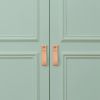 Medium Leather Pull [Flat End] | Hardware by Keyaiira | leather + fiber | Artist Studio in Santa Rosa. Item composed of leather