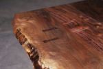 Live Edge Walnut Dining Table | Tables by Urban Lumber Co.. Item composed of walnut and steel