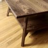 Square Scandinavian Coffee Table with Shelf | Tables by Crafted Glory. Item composed of oak wood compatible with scandinavian style