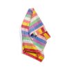 Rainbow Sherbet Multi-color Striped Dinner Napkins, Set of 2 | Linens & Bedding by Willow Ship