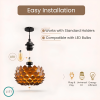 Petra Wooden Pendant Light | Pendants by Lit Lamps - Sustainable Mindful Lighting