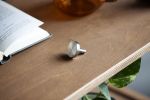 Nena, Silver Knobs and pulls, Scandinavian furniture | Hardware by Plywood Project. Item composed of brass in minimalism or mid century modern style