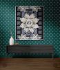 AEON Violets Jacquard Woven Blanket | Linens & Bedding by Sean Martorana. Item composed of cotton