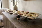Liquid Metal Gold Platter | Serveware by PlusObject