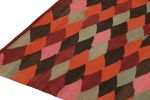 Vintage Kilim Runner Rug in Polychromatic Geometric Pattern by Rug & Kilim | Area Rug in Rugs by Rug and Kilim