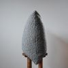 Curly Grey Boucle Pillow 22x22 | Pillows by Vantage Design