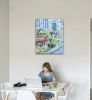 Summer in Wales | Oil And Acrylic Painting in Paintings by Meredith H. Item composed of canvas in boho or eclectic & maximalism style